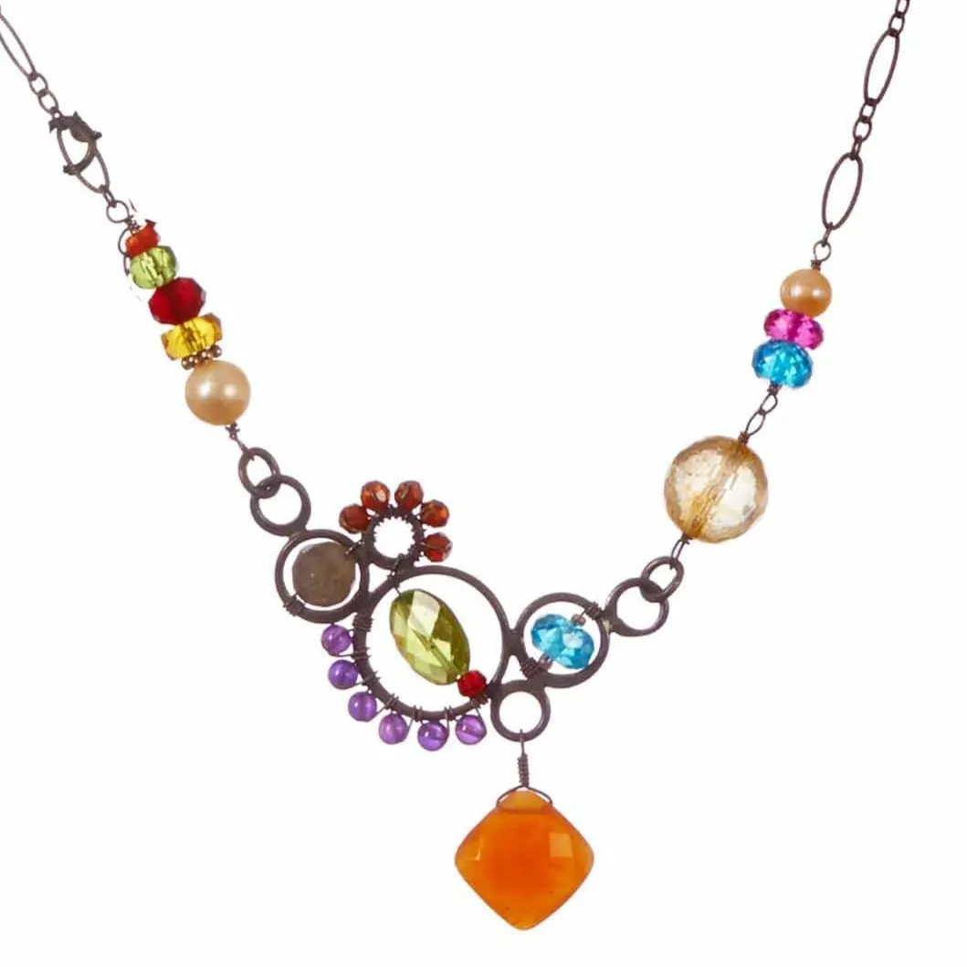 Zoe PopArt Bubble Necklace