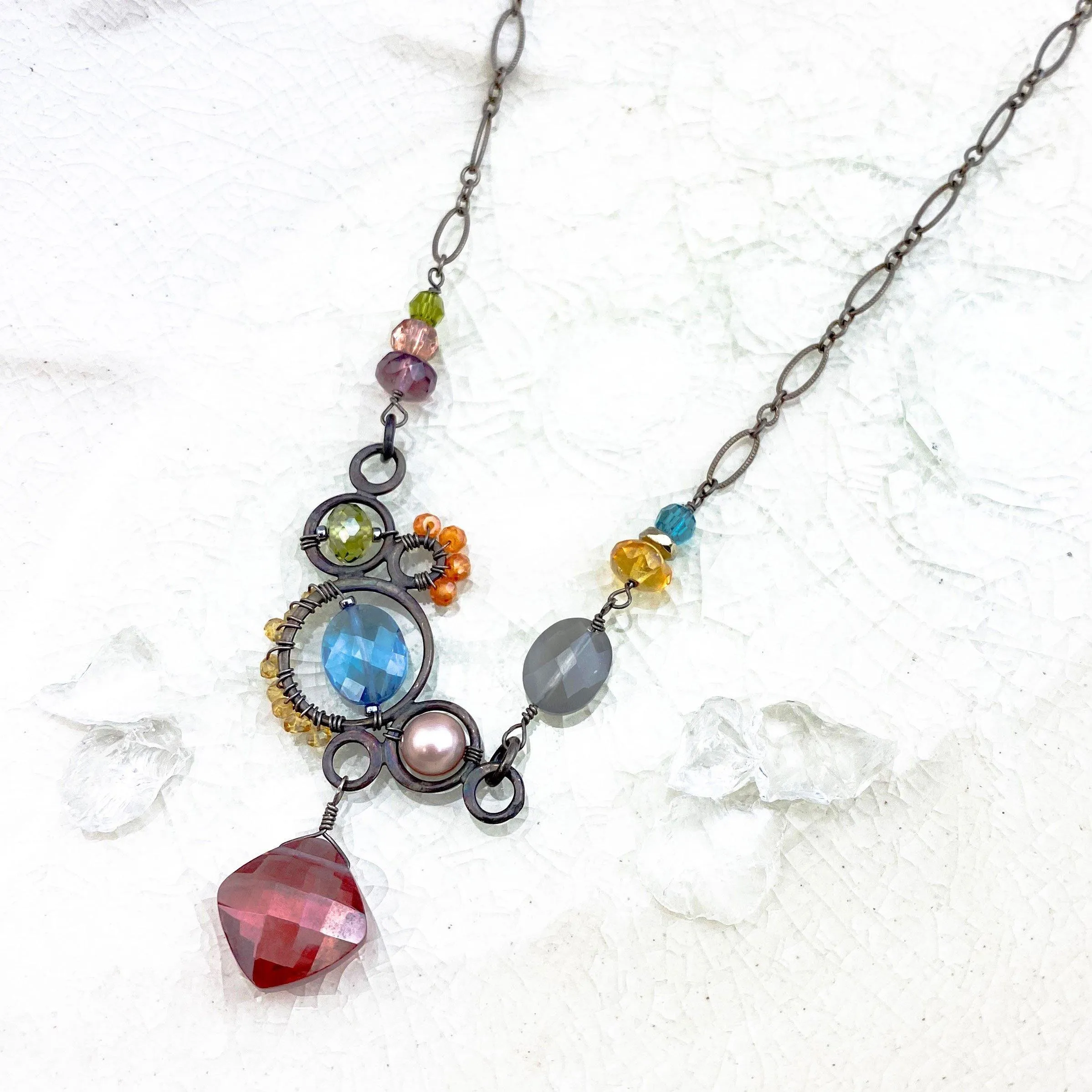 Zoe PopArt Bubble Necklace