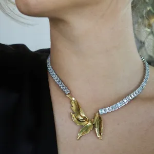 ZOE ROSE BAGUETTE STATEMENT NECKLACE